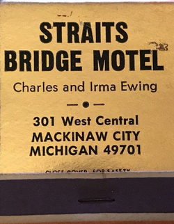 Trails End Inn (Straits Bridge Motel) - Matchbook
